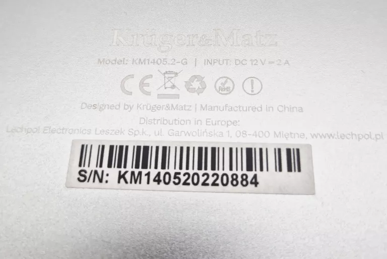 LAPTOP KRUGER&MATZ EXPLORE 1405 14,1 " INTEL CELERON N 4 GB / 128 GB SZARY