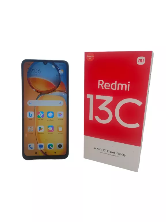 TELEFON REDMI 13 C 4/128 PUDEŁKO BRAK MOŻLIWOŚCI BLOKADY