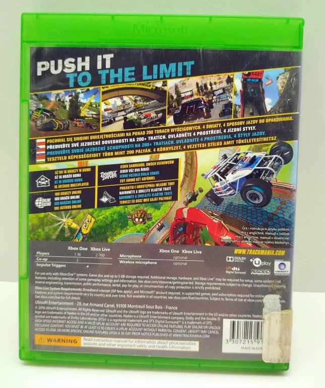 GRA XBOX ONE TRACKMANIA TURBO