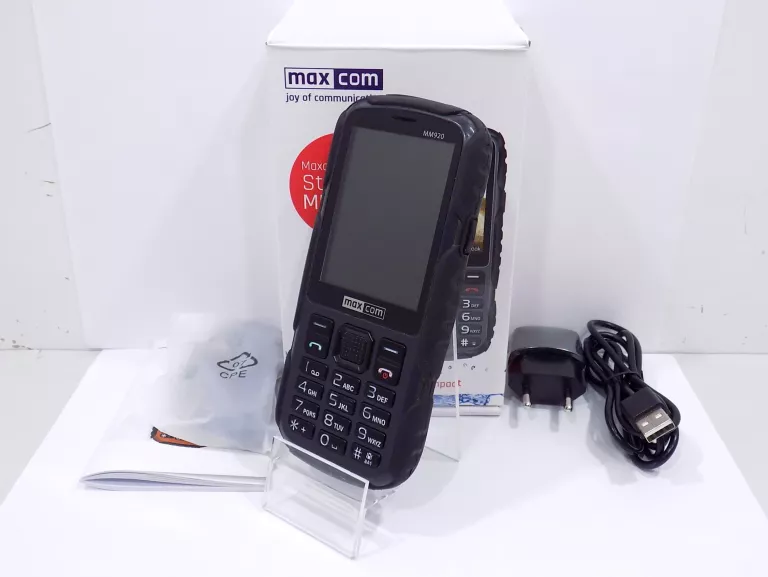 TELEFON MAXCOM STRONG MM920 DLA SENIORA ZESTAW