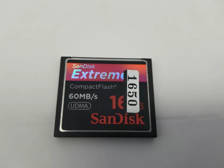 KARTA PAMIĘCI SANDISK EXTREME COMPACT FLASH UDMA 16GB