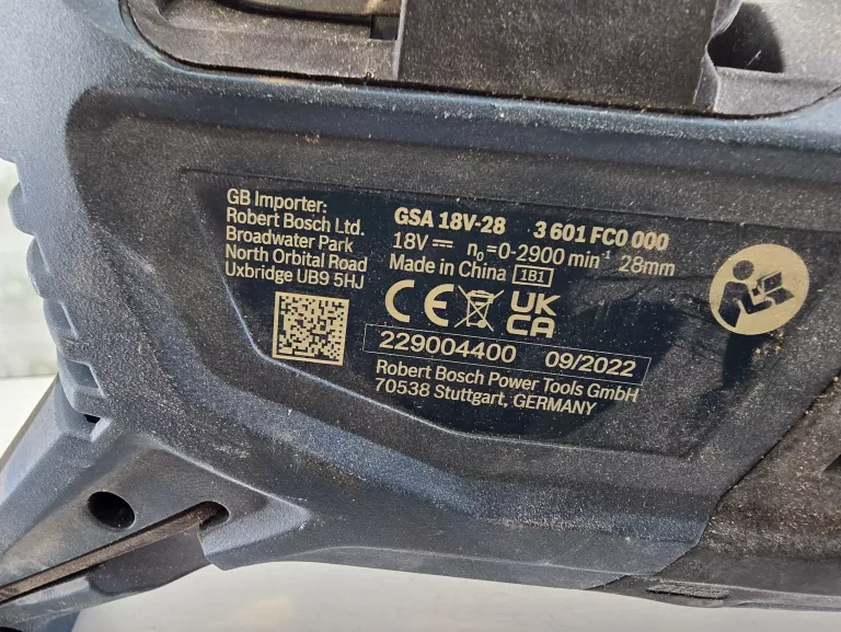 BOSCH PIŁA SZABLASTA GSA 18V-28 PROFESSIONAL 2022R