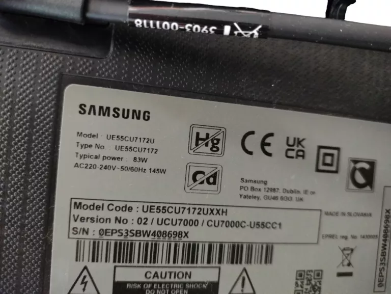 TELEWIZOR SAMSUNG UE55CU7172U 55"
