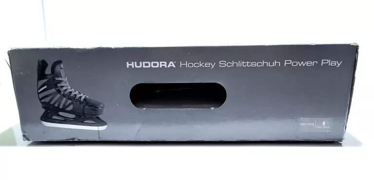 ŁYŻWY HOKEJOWE HUDORA ROZ.36-39 SZARE