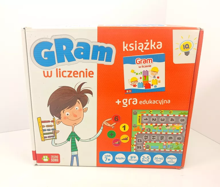 GRA PLANSZOWA ZIELONA SOWA IQ GRAM W LICZENIE