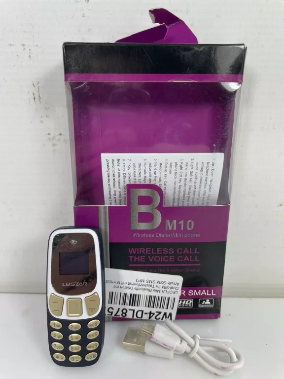 NAJMNIEJSZY TELEFON KOMÓRKOWY BM10 DUAL SIM