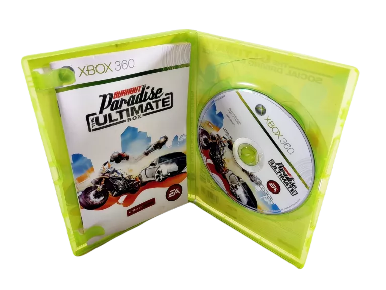 GRA NA XBOX 360 BURNOUT PARADISE THE ULTIMATE BOX WYŚCIGI PL WERSJA