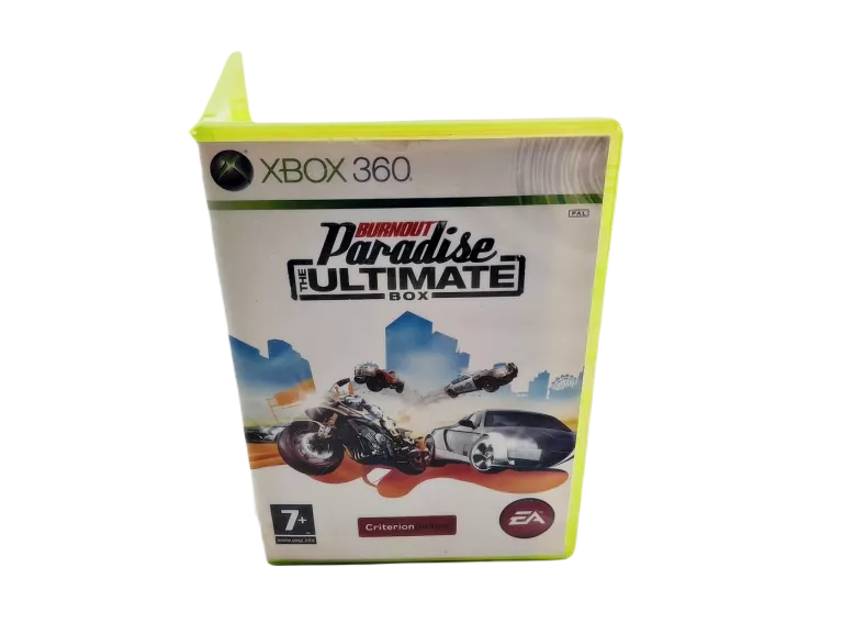 GRA NA XBOX 360 BURNOUT PARADISE THE ULTIMATE BOX WYŚCIGI PL WERSJA