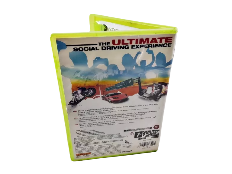 GRA NA XBOX 360 BURNOUT PARADISE THE ULTIMATE BOX WYŚCIGI PL WERSJA