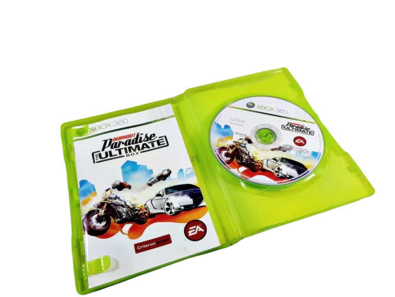 GRA NA XBOX 360 BURNOUT PARADISE THE ULTIMATE BOX WYŚCIGI PL WERSJA