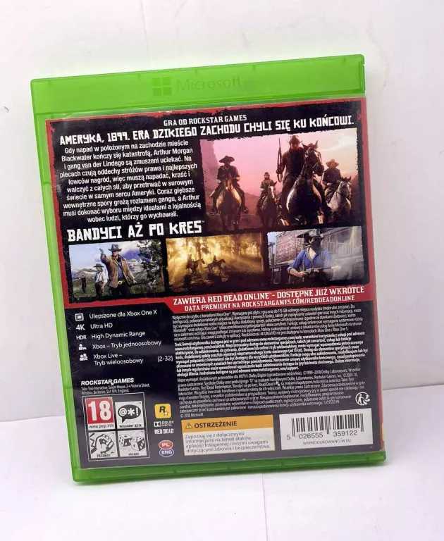 GRA XBOX ONE RED DEAD REDEMTION 2