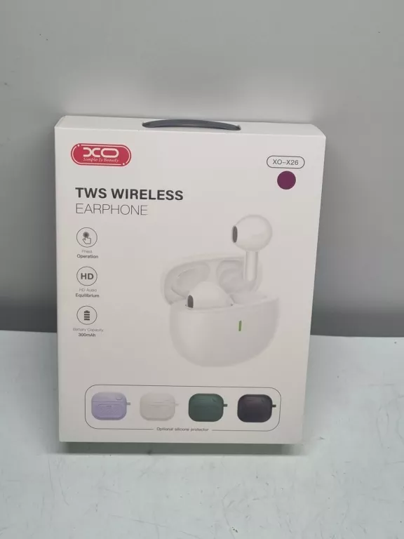 XO SŁUCHAWKI BLUETOOTH X26 TWS FIOLETOWE