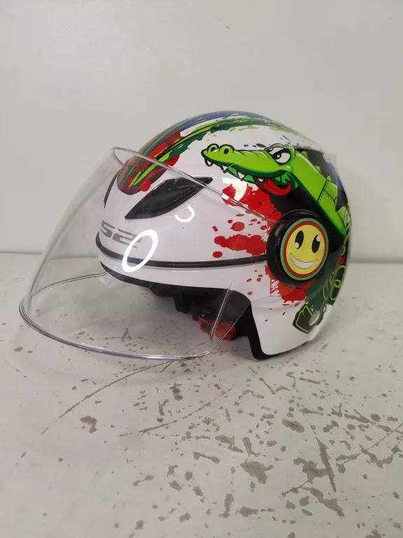 KASK DZIECIĘCY LS2 FUNNY JUNIOR CROCO ROZM. L 51-52