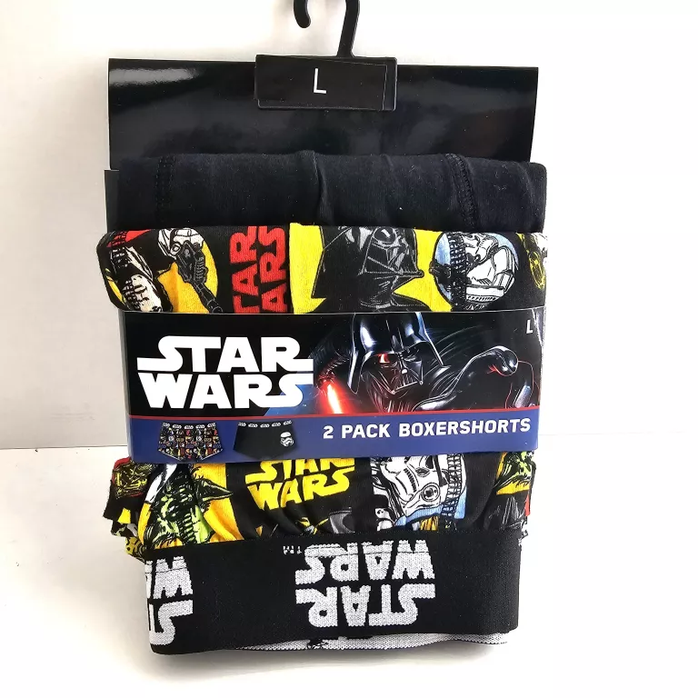 STAR WARS BOKSERKI MĘSKIE 2 PAK ROZMIAR L