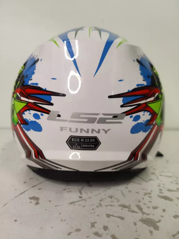 KASK DZIECIĘCY LS2 FUNNY JUNIOR CROCO ROZM. L 51-52