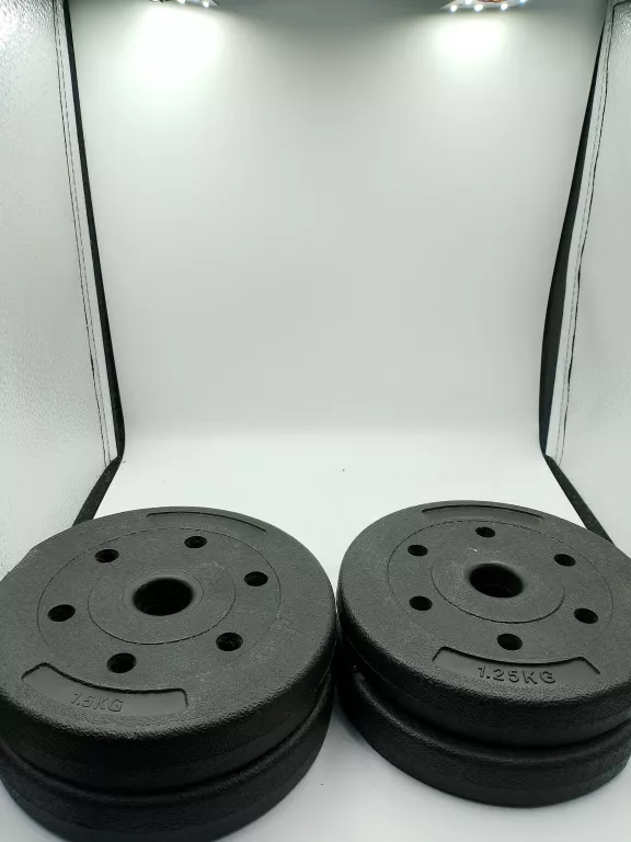 OBCIĄŻENIA 2 X 1.25 KG I 2 X 1.5 KG POLECAMY