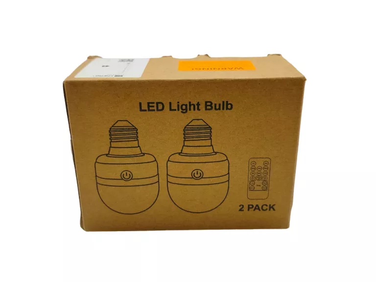 LED LIGHT BULB 2 PACK ŻARÓWKI LED Z PILOTEM