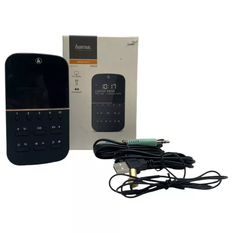 RADIO DAB+ HAMA PDR20 CZARNY
