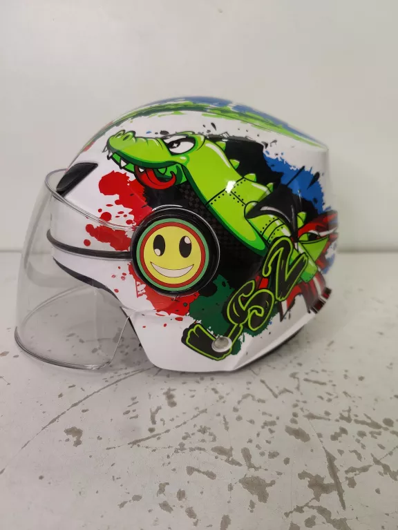 KASK DZIECIĘCY LS2 FUNNY JUNIOR CROCO ROZM. L 51-52