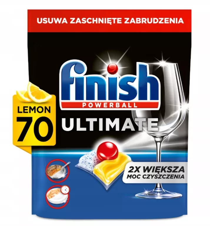 KAPSUŁKI FINISH ULTIMATE PLUS ALL IN 1 70 SZT