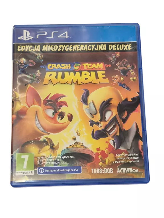 PS4 CRASH TEAM RUMBLE WYMAGANY PS PLUS