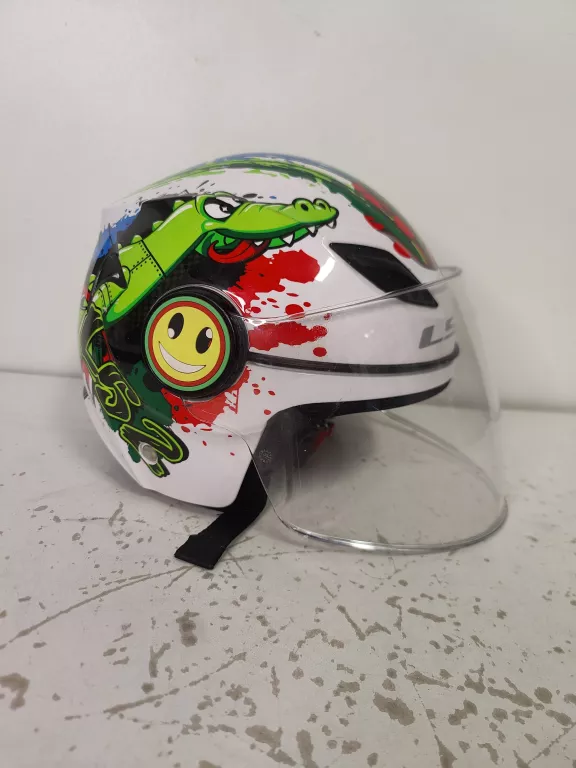 KASK DZIECIĘCY LS2 FUNNY JUNIOR CROCO ROZM. L 51-52