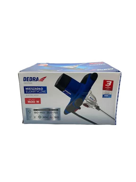 DEDRA MIESZADŁO ELEKTRYCZNE DO KLEJU BETONU 1600W