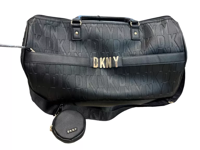 CZARNA TORBA PODRÓŻNA DKNY / Z METKĄ