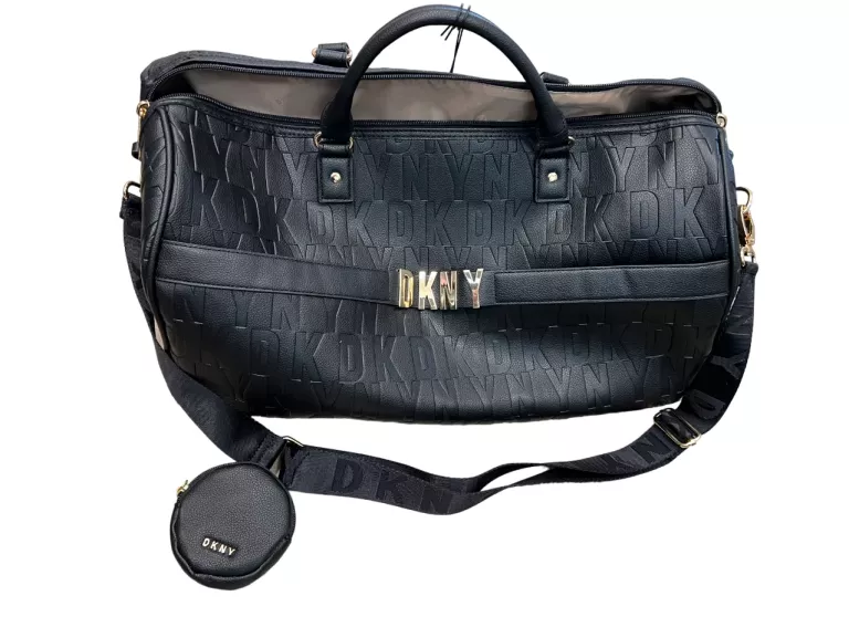 CZARNA TORBA PODRÓŻNA DKNY / Z METKĄ
