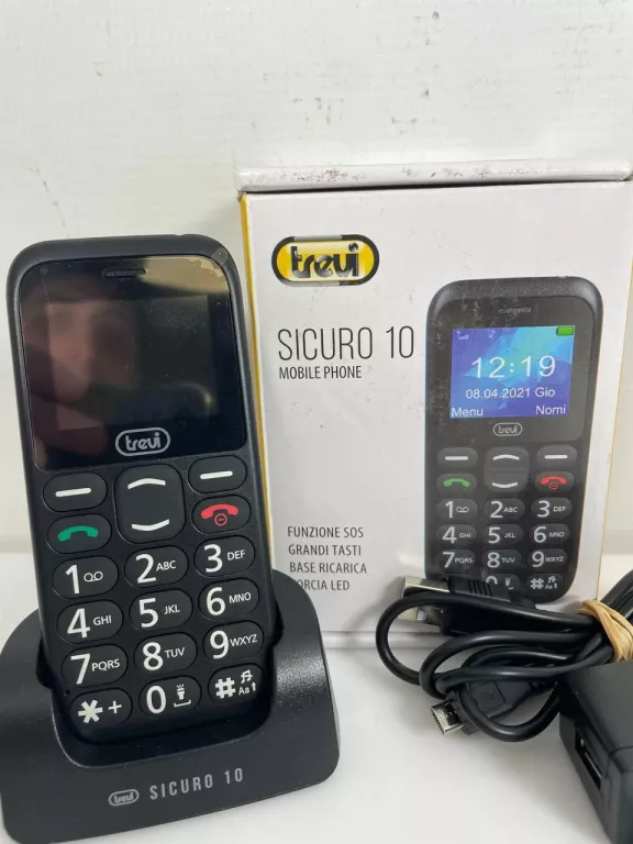 TELEFON TREVI SICURO 10 32/32 MB CZARNY