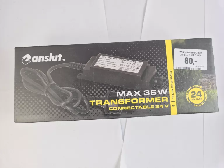 TRANSFORMATOR ANSLUT MAX 36W