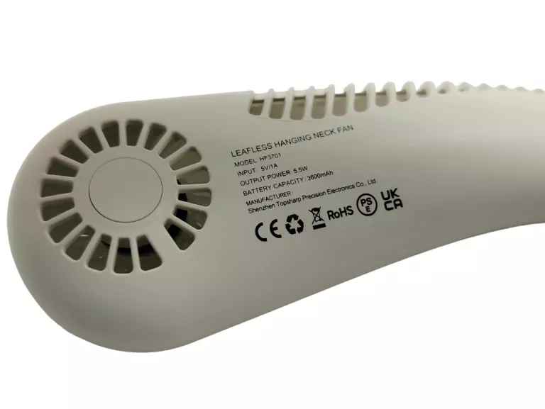 WENTYLATOR NA SZYJE HAND FUN HF 3701 3 PRĘDKOŚCI 5000 MAH 15H PRACY