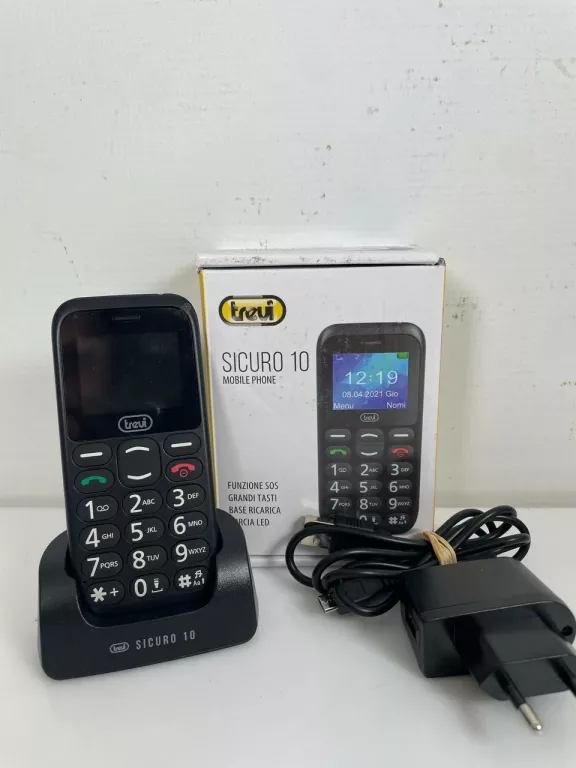 TELEFON TREVI SICURO 10 32/32 MB CZARNY