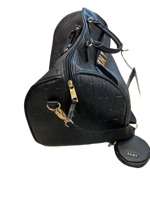 CZARNA TORBA PODRÓŻNA DKNY / Z METKĄ