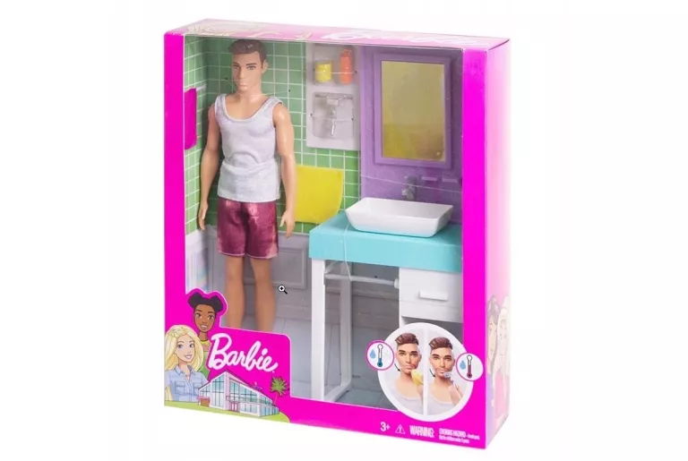 LALKA BARBIE KEN DOMOWE ZAJĘCIA  FYK53 28,5 CM