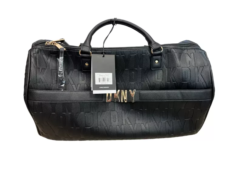 CZARNA TORBA PODRÓŻNA DKNY / Z METKĄ