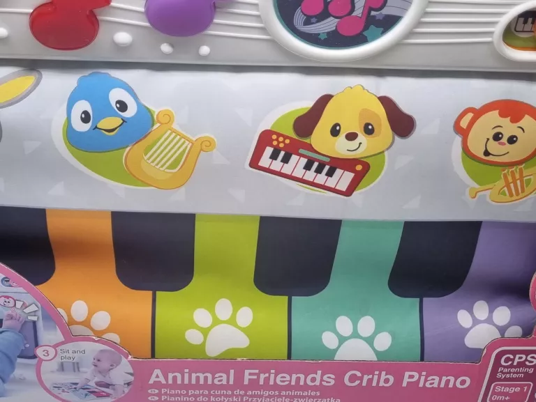 SMILY PLAY PIANINKO NA RAMĘ ŁÓŻECZKA