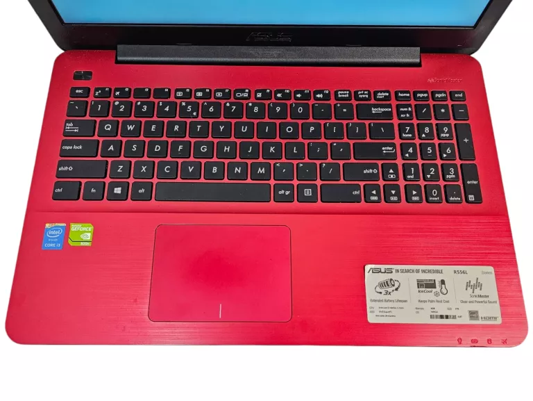 LAPTOP ASUS R5556L 8/1000GB INTEL CORE I3-4005U 1.7GHZ 15,6" CZERWONY