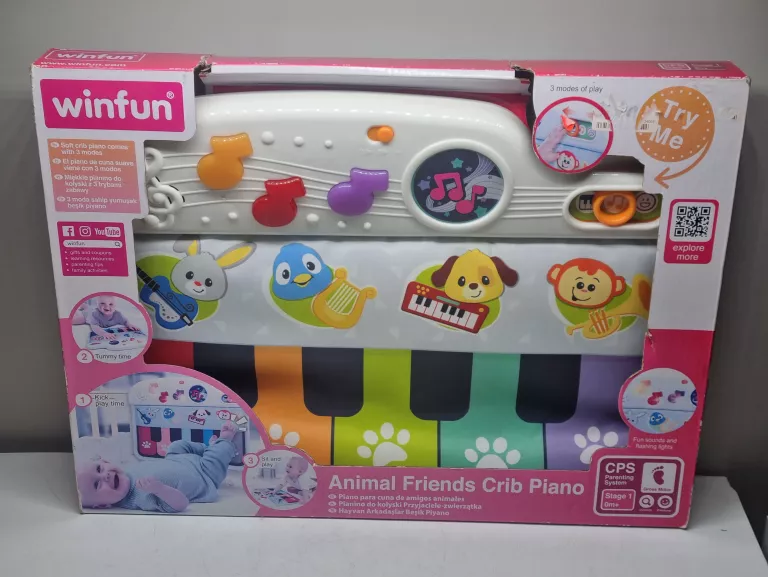 SMILY PLAY PIANINKO NA RAMĘ ŁÓŻECZKA