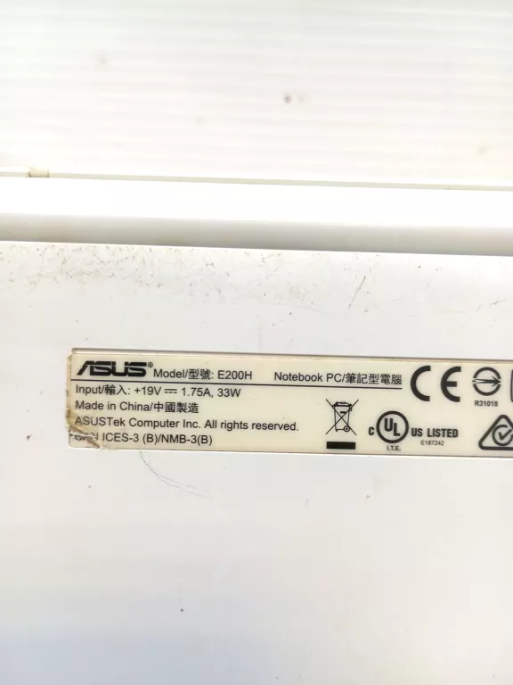 LAPTOP ASUS E200H WIN10 HOME 2GB RAM /32GB +ŁADOWARKA