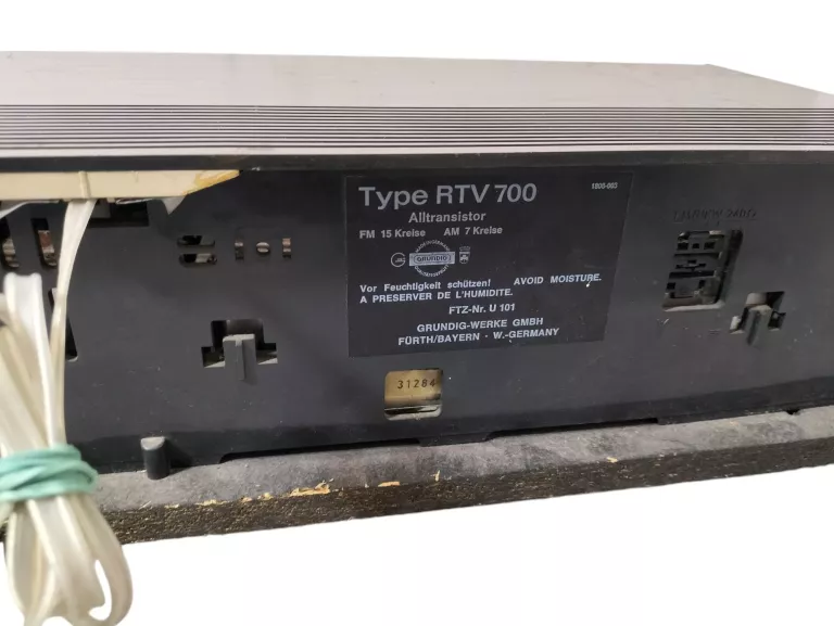 RADIO GRUNDIG RTV 700 1984R + GŁOŚNIK