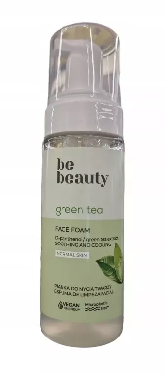 BE BEAUTY PIANKA DO MYCIA TWARZY GREEN TEA 150 ML