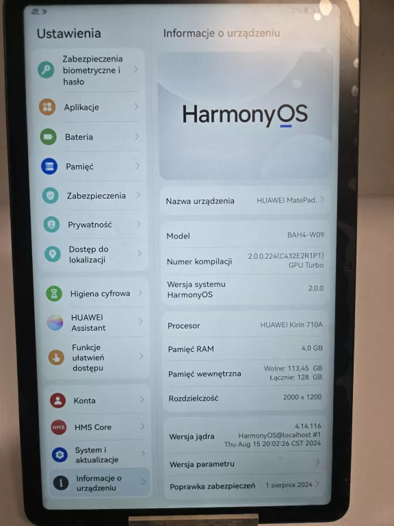 TABLET HUAWEI MATEPAD + KLAWIATURA