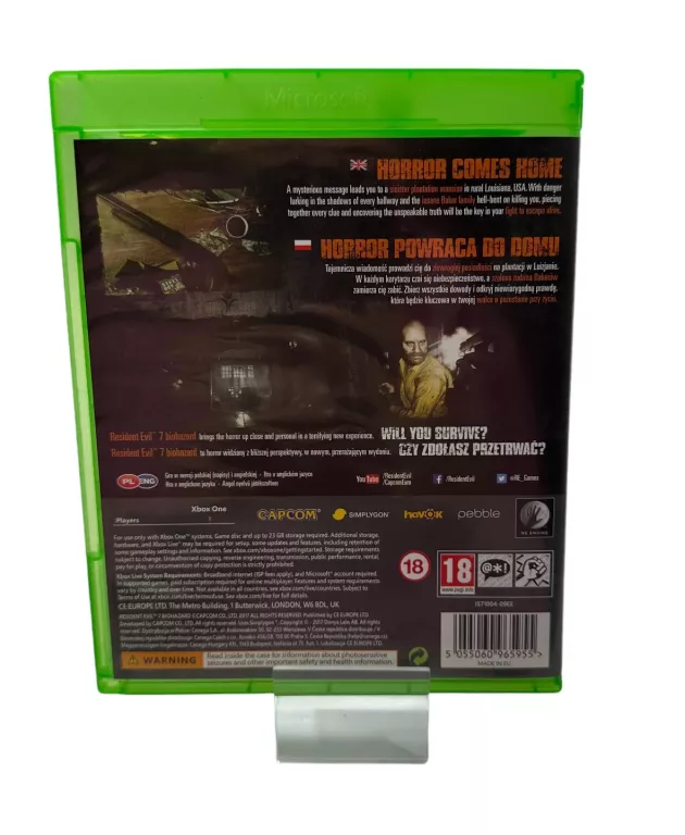 GRA RESIDENT EVIL 7: BIOHAZARD XBOX ONE