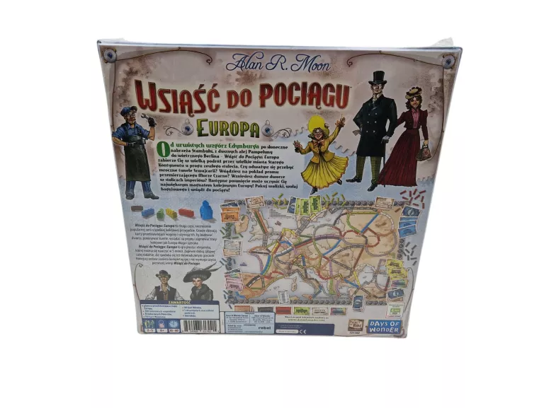 GRA PLANSZOWA DAYS OF WONDER WSIĄŚĆ DO POCIĄGU: EUROPA