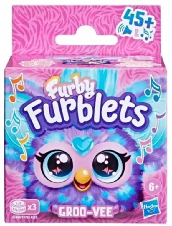 INTERAKTYWNE ZWIERZĄTKO HASBRO FURBY GROO-VEE USZKODZONY KARTON