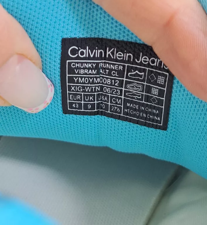 BUTY MĘSKIE CALVIN KLEIN VIBRAM ROZM 43