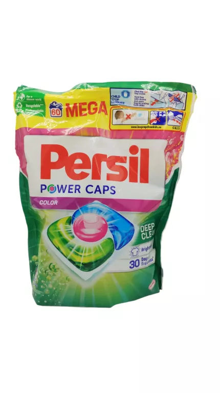 KAPSUŁKI DO PRANIA PERSIL POWER CAPS COLOR 60 SZT