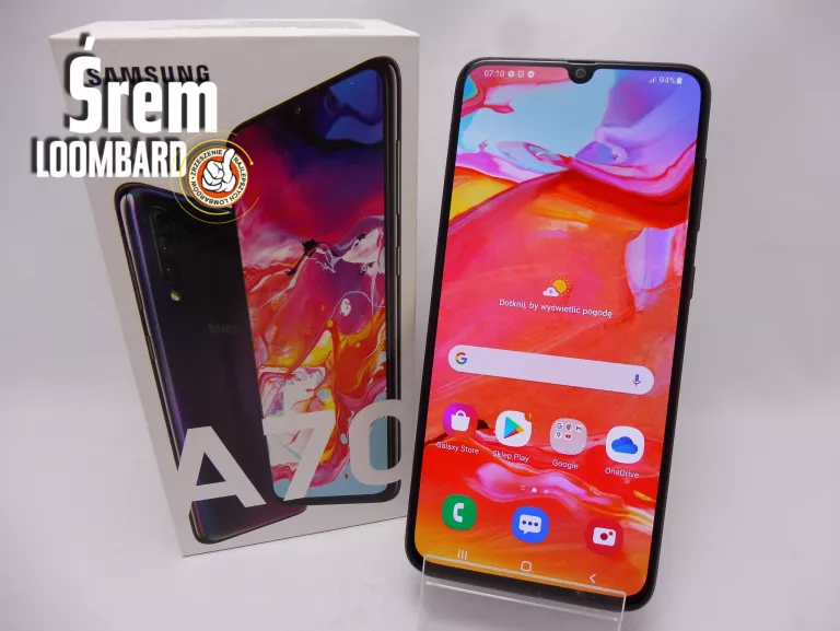 TELEFON SAMSUNG GALAXY A70 6GB/128GB, KARTONIK, STAN BDB!