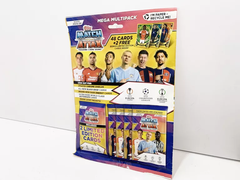 TOOPS MATCH ATTACK UEFA LEAGUES MEGA MULTIPACK 50 KART